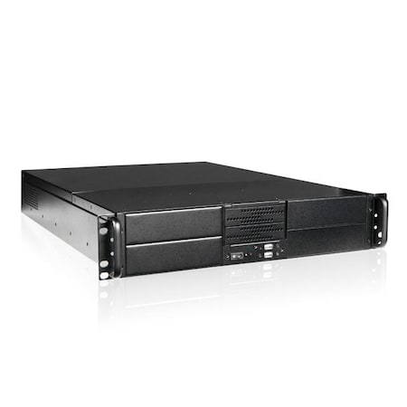 Istarusa E Storm Rugged No Power Supply 2U Rackmount Server Chassis (Black) E-204V2-L